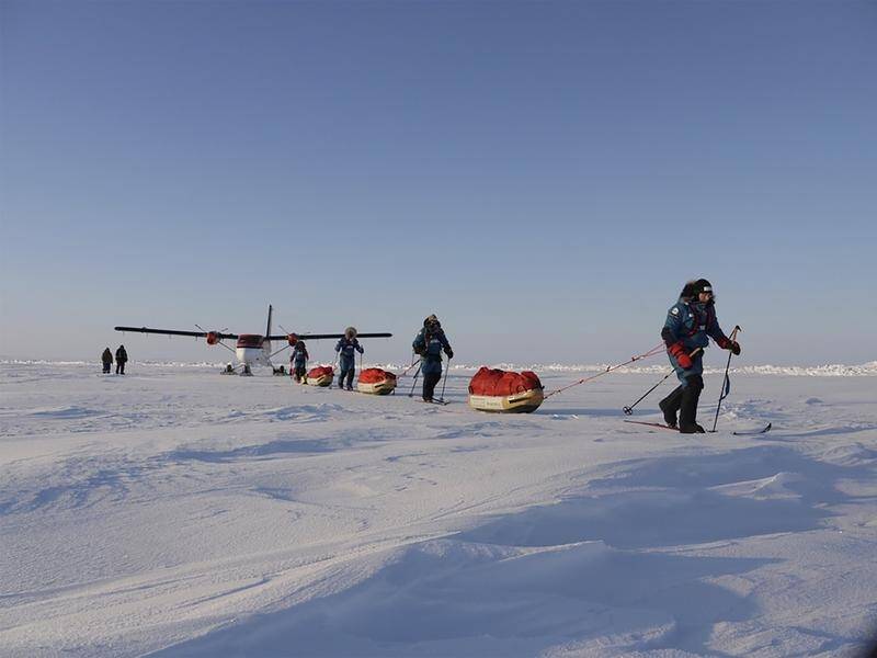 Queensland researcher Adrian McCallum is training for another expedition in the Arctic Circle. (Supplied/AAP PHOTOS)