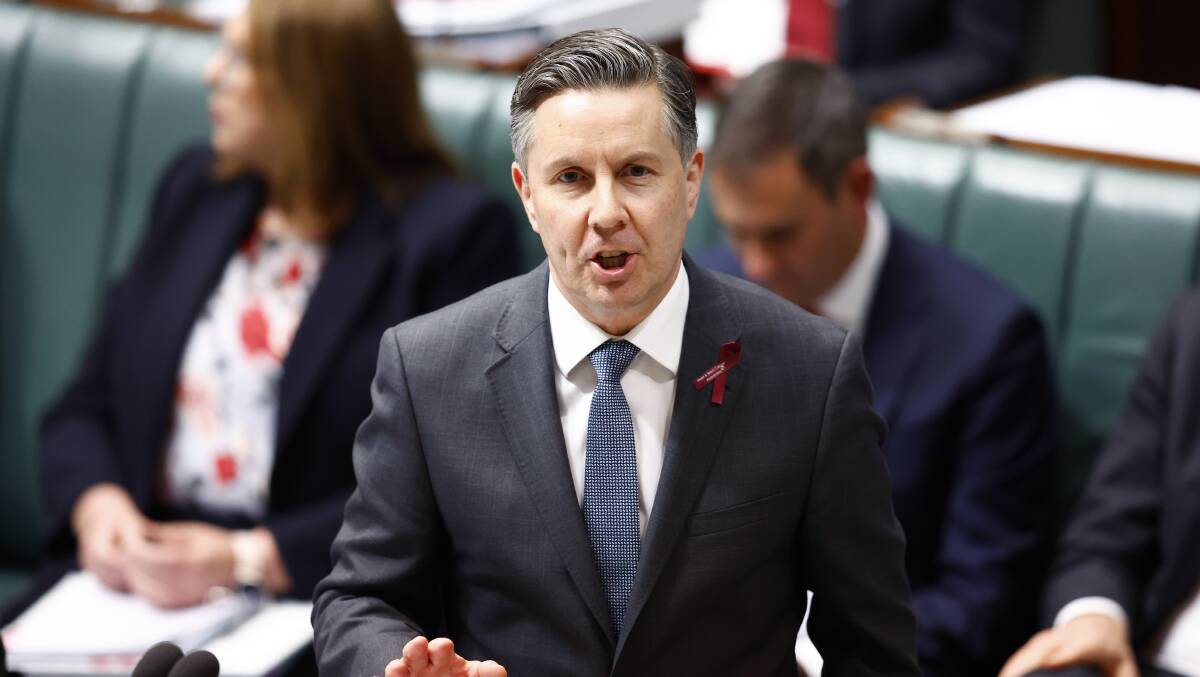 Health Minister Mark Butler. Picture by Keegan Carroll
